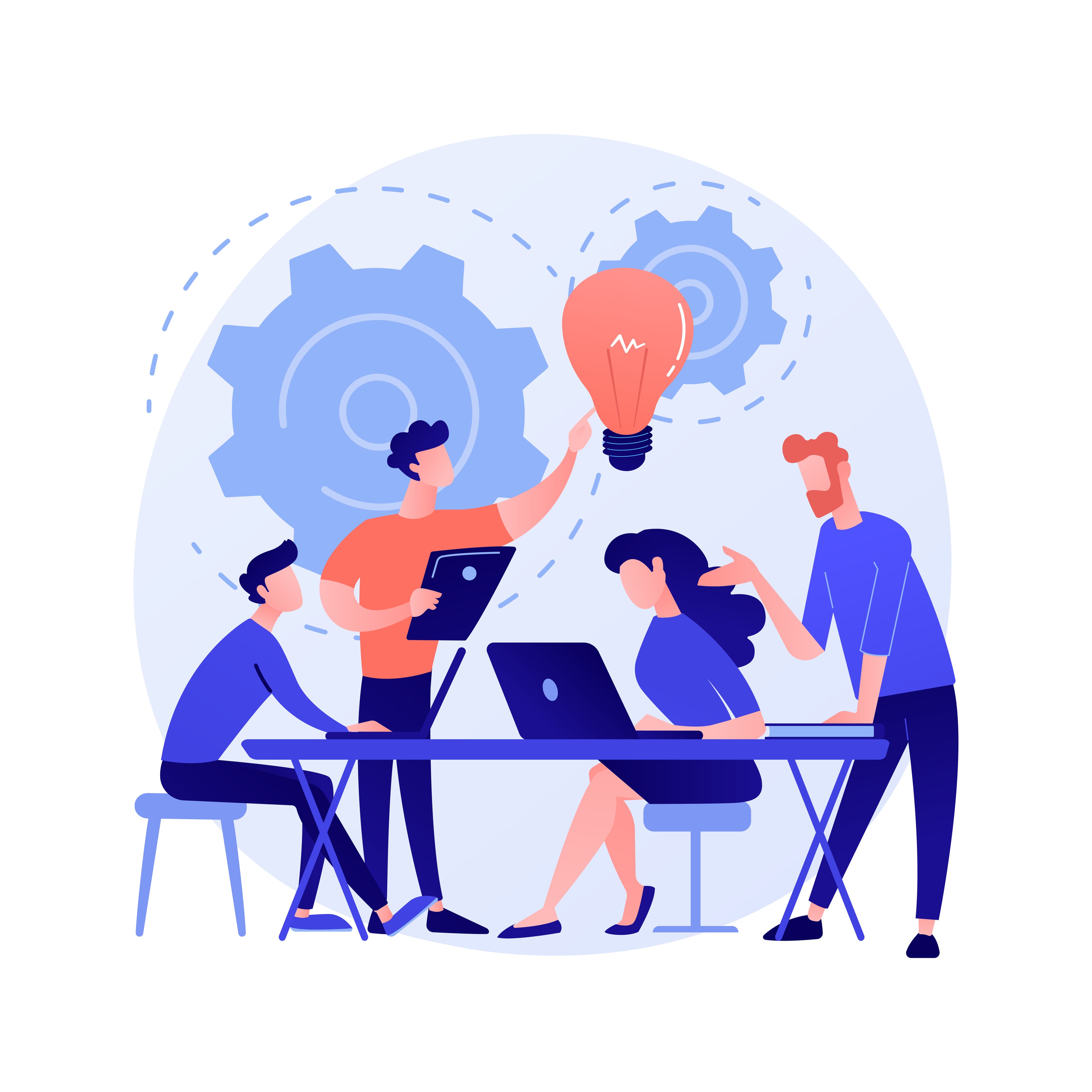Team working together